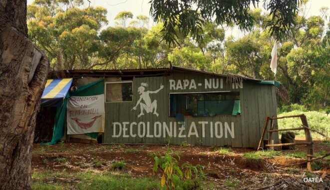 Conférence Internationale de la Grande Polynésie, décembre 2016, Rapa Nui (Île de Pâque). Crédit photo Pascal Erhel-Hatuuku. Conférence Internationale de la Grande Polynésie, décembre 2016, Rapa Nui (Île de Pâque). Crédit photo Pascal Erhel-Hatuuku.