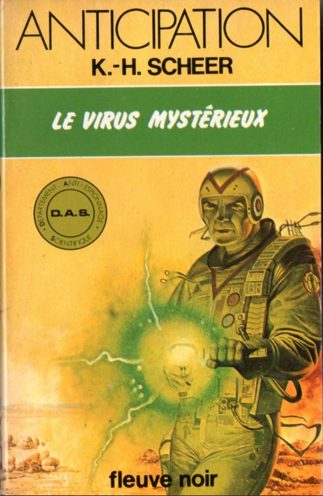 Couverture du livre de science-fiction ayant servi d'illustration aux tweets du directeur de l’Institut de recherche stratégique de l’École militaire à propos de l'anticipation de la pandémie du Covid-19. © DR Couverture du livre de science-fiction ayant servi d'illustration aux tweets du directeur de l’Institut de recherche stratégique de l’École militaire à propos de l'anticipation de la pandémie du Covid-19. © DR