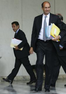Eric Woerth et Nicolas Sarkozy. Eric Woerth et Nicolas Sarkozy.