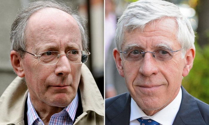 Sir Malcolm Rifkind et Jack Straw Sir Malcolm Rifkind et Jack Straw