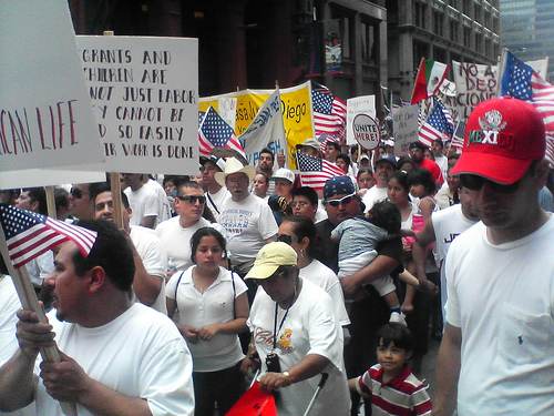 Manifestation à Chicago en 2006