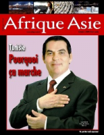 Couverture du mensuel «Afrique Asie» en octobre 