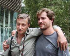 Patrick Codomier et Massimo Berruti à la sortie de la conférence.