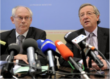 Si ce n'est toi, c'est donc ton frère: Van Rompuy et Juncker 