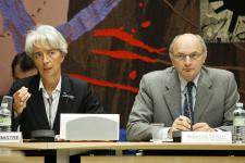 Didier Migaud avec Christine Lagarde (12/2008)