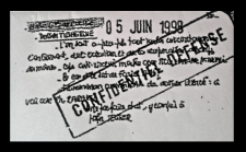 Note du 5 juin 1998