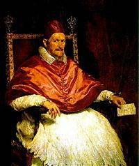 Innocent X par Diego Velasquez, 1650