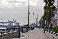 A Port-Saïd, le long du canal de Suez