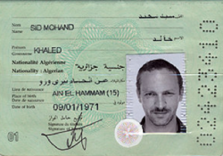 Le reporter Khaled Sid Mohand