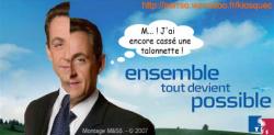 un accident de talonnette est si vite arrivé