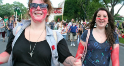Manifestation à Montréal, le 22 juin.