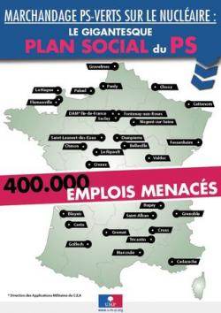Le dernier tract sur le nucléaire de l'UMP.