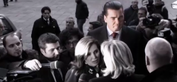 Frédéric Chatillon accompagnant Marine Le Pen lors de son voyage en Italie, le 22 octobre 2011. Frédéric Chatillon accompagnant Marine Le Pen lors de son voyage en Italie, le 22 octobre 2011.