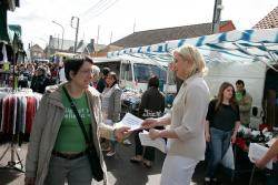 M. Le Pen à Hénin-Beaumont en 2009.