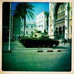 Lundi, dans les rues de Tunis