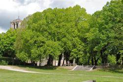L'esplanade dans toute sa quiétude.