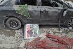 Après l'explosion du local d'un candidat du PPP, vendredi 10 mai à Quetta.