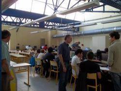 Une classe de lycée technologique à Marseille