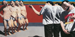 The Execution, 1995, huile sur toile, 150 × 300 cm