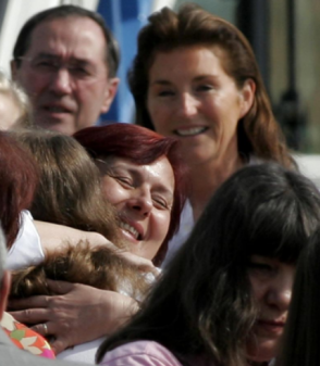Libération des infirmières bulgares © Reuters