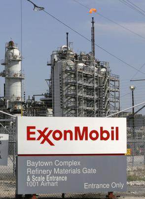 Une raffinerie d&#039;Exxon Mobil.