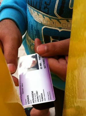 Une carte d'identification. (AB)