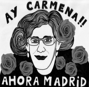 Affiche de campagne pour Ahora Madrid.