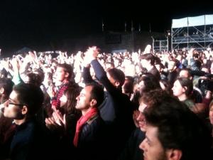 Le 13 août, lors du concert de Yann Tiersen.