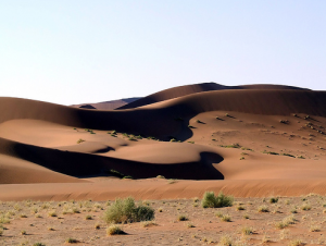 Site de Trekkopje en Namibie