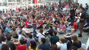 5 juin. L'AG des "Indignés" à Paris.