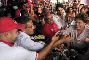 Dilma Rousseff en campagne Dilma Rousseff en campagne