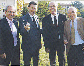 Leonetti, Estrosi, Gumiel et Serra © DR