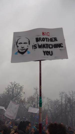 Samedi, dans la manifestation de Moscou.
