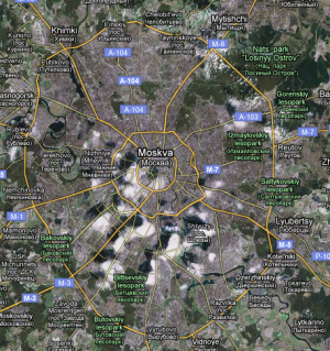 Moscou et au nord-ouest, Khimki.