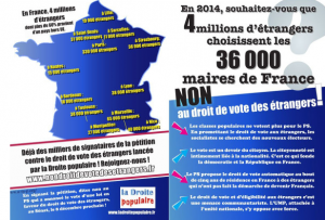 Le dernier tract de la Droite Populaire.