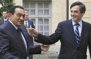 Fillon et Moubarak en 2007.