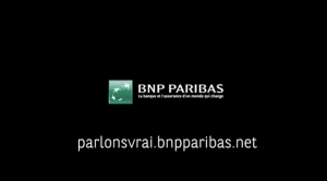 Une publicité de BNP Paribas