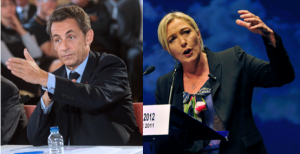 Nicolas Sarkozy et Marine Le Pen