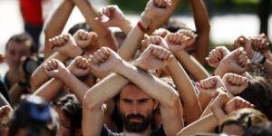 Indignés à Barcelone