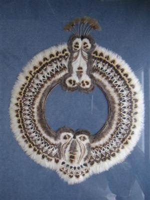 Collier à la Médicis (plumes)
