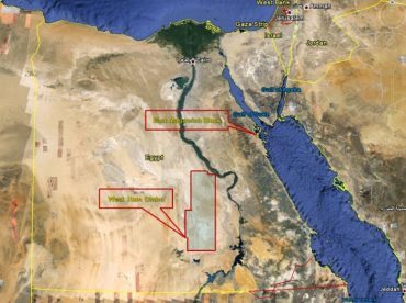 Champs pétrolifères en Egypte (Energean oil &amp;amp; gas)