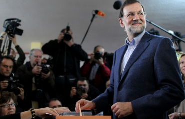 Mariano Rajoy vote le 20 novembre. © PP.