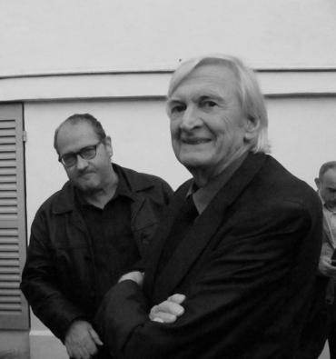 Paris sept 2010 Yan Morvan et Göksin Sipahioglu à Polka Paris sept 2010 Yan Morvan et Göksin Sipahioglu à Polka
