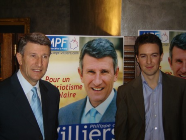 Avec Philippe de Villiers.