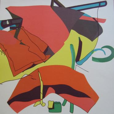 « L'énigme », Hervé Télémaque, 1982 (DR) « L'énigme », Hervé Télémaque, 1982 (DR)