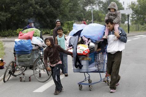 150 personnes ont été évacuées lors de l&#039;expulsion du campement de Villeneuve-d&#039;Ascq. © Reuters