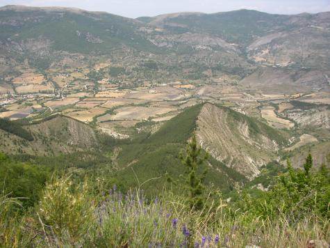 Les Fraches, vers le Contadour, pays de Giono