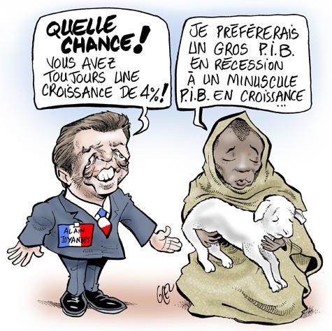 Alain Joyandet à Ouaga
