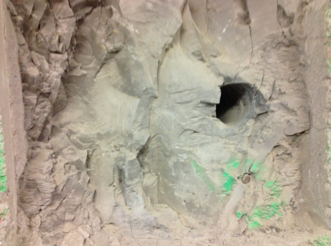 Roche souterraine sous la commune de Bure (JL)