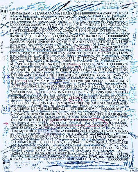 Denis Robert - Omerta (C'est selon l'humeur) - 162 x 130 cm - 2008 - © Galerie W_0.JPG